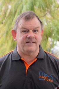Andrew Burkhill owner operator of Pest Cure, call 0438446553 for all your commercial and residential pest control needs.